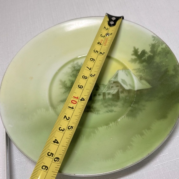 RS Germany Ceramic Mini Teapot with Saucer. Porcelain. Hand painted. Antique - Picture 9 of 10